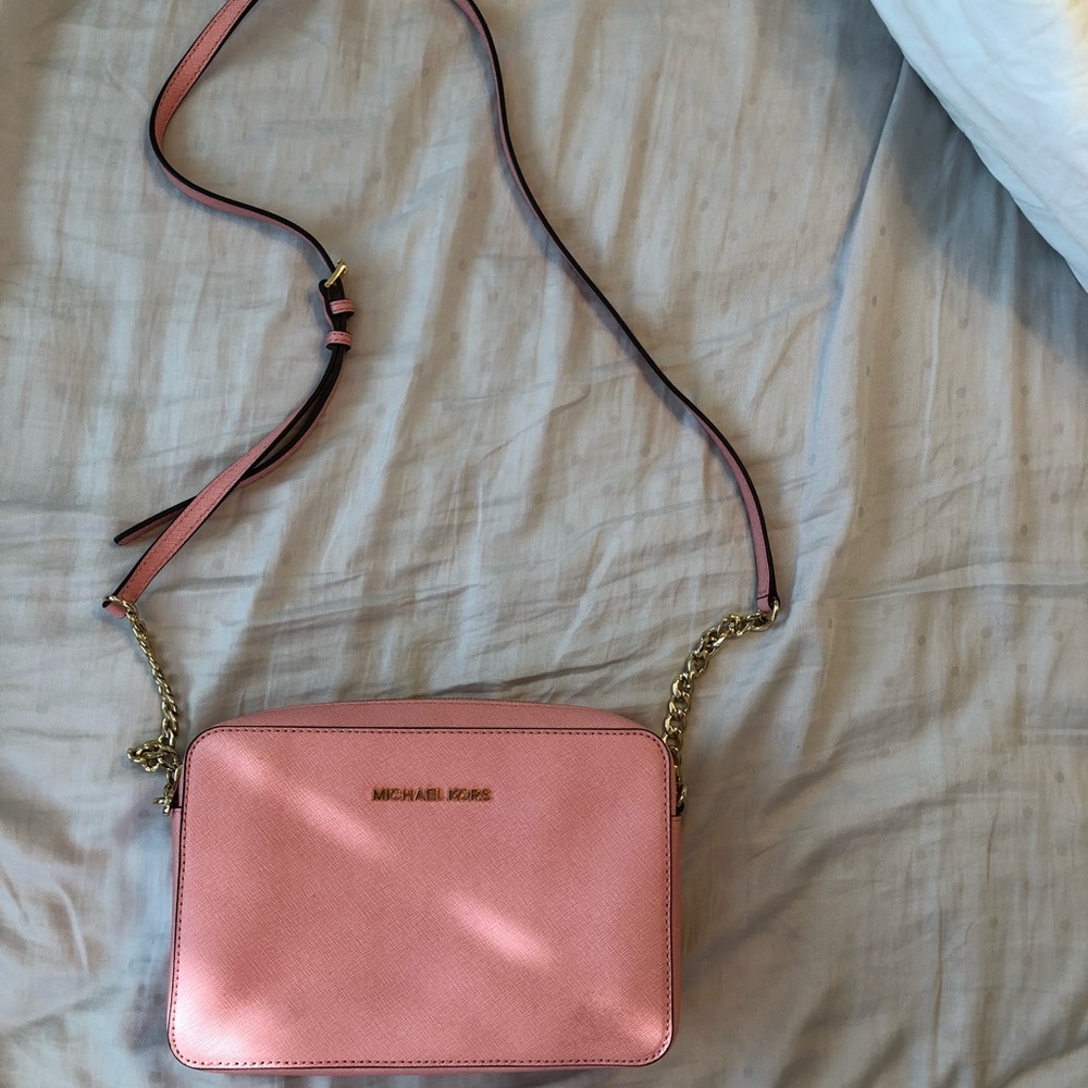 Michael Kors East west Saffiano Crossbody bag